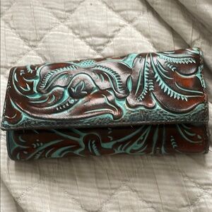 Patricia Nash Embossed Leather Wallet